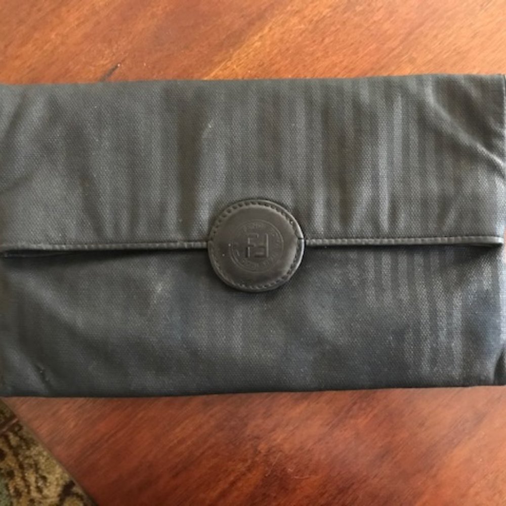 90's Used and well loved Fendi clutch